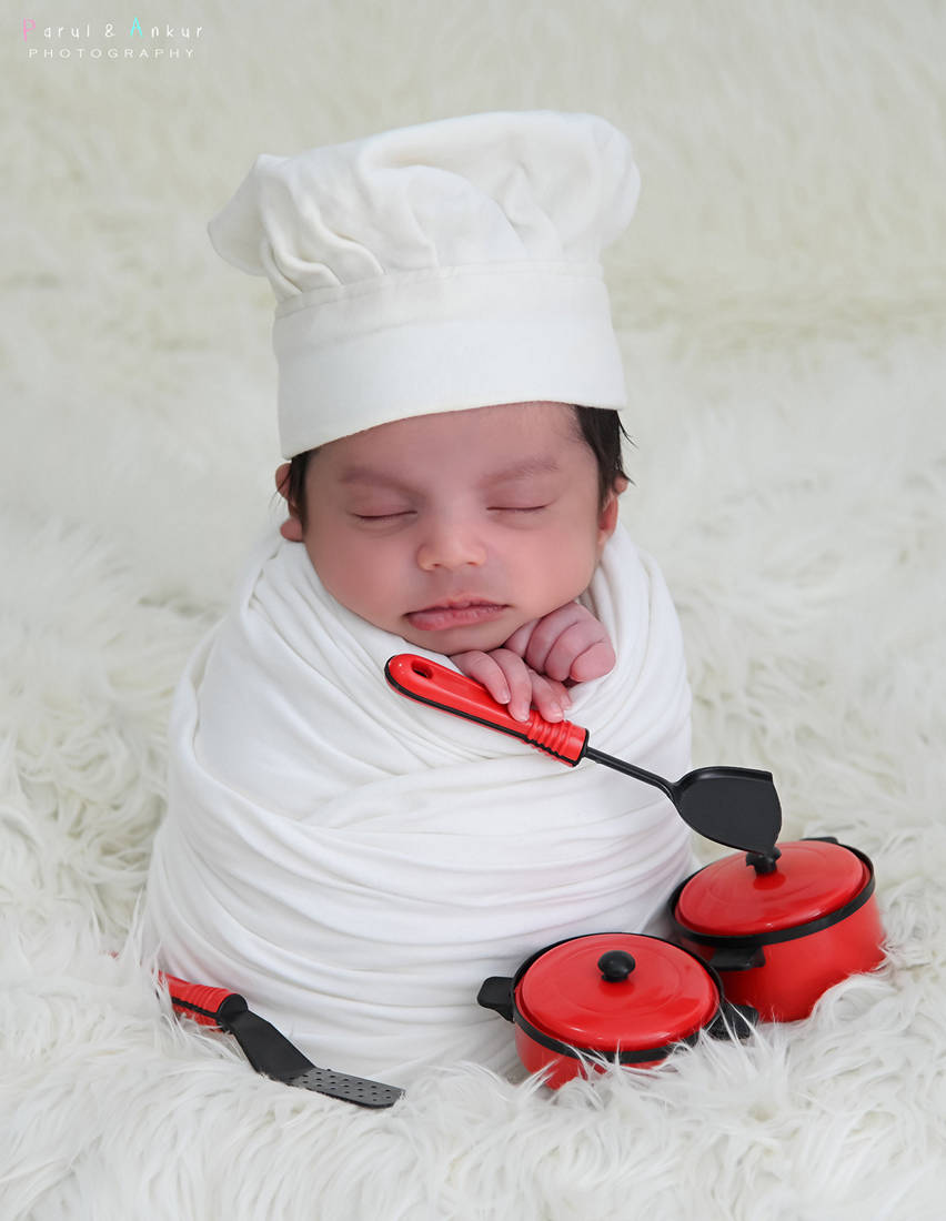 Newborn Shoot Swaddling Samples Parul and Ankur Photography